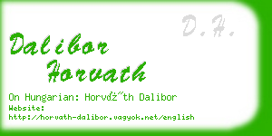 dalibor horvath business card